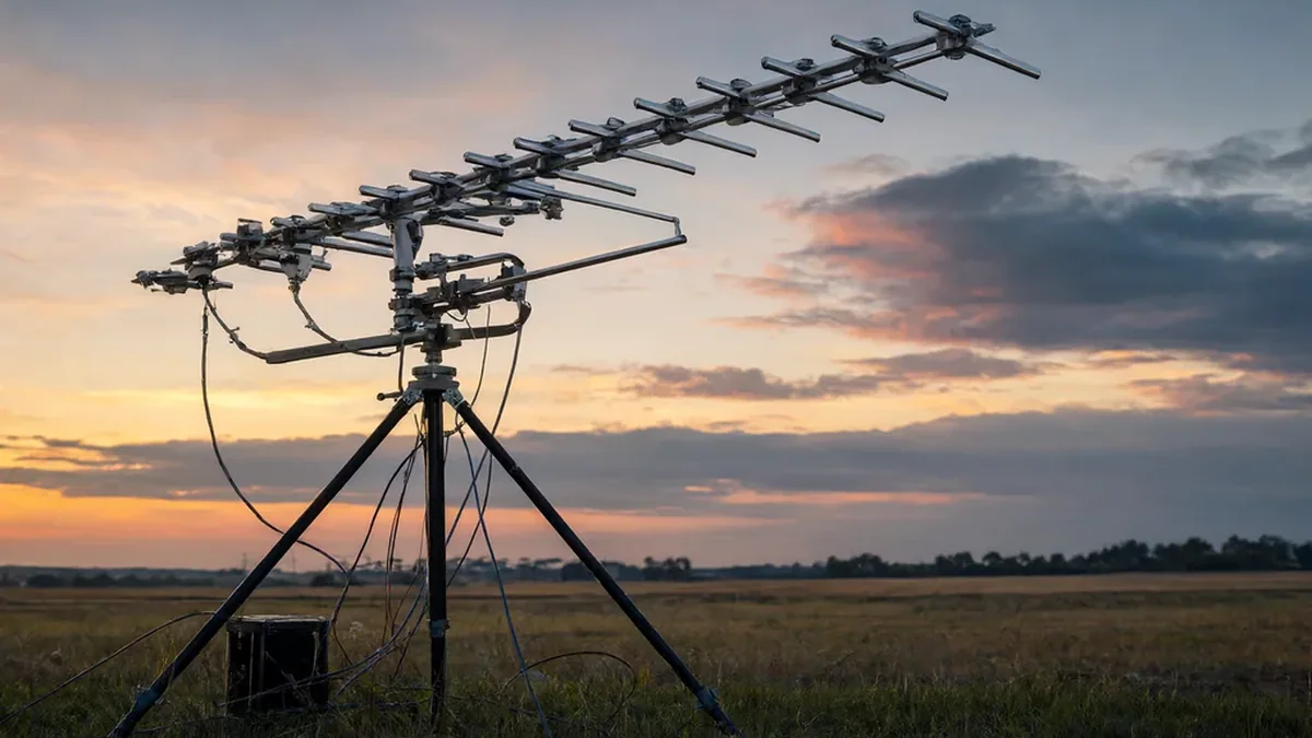 Estação de terra: antenas, rádio e receção de telemetria - imagem 1